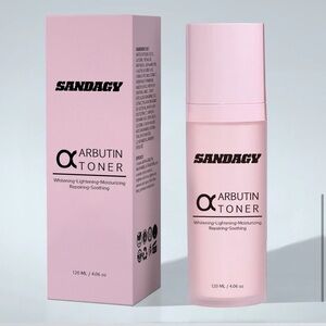 NIB SANDAGY α-ARBUTIN TONER, 4.06 fl oz